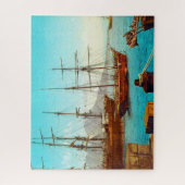 Hafen von Neapel Italien 1800 Puzzle (Vertikal)