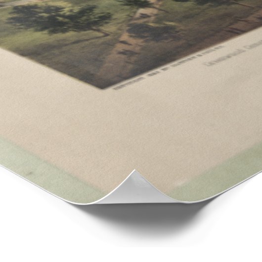 Hafen von New York - 1892 Poster (Ecke)