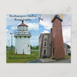 Hafen von Newburyport: Entfernungsleuchten, Massen Postkarte