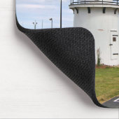 Hafen von Newburyport mit Entfernungsbeleuchtung,  Mousepad (Ecke)