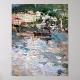 Hafen von Nizza Poster