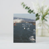 Hafen von Oakland Postkarte (Stehend Vorderseite)