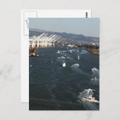 Hafen von Oakland Postkarte (Vorne/Hinten)
