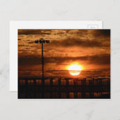 Hafen von Oakland Sunset Postkarte (Vorne/Hinten)