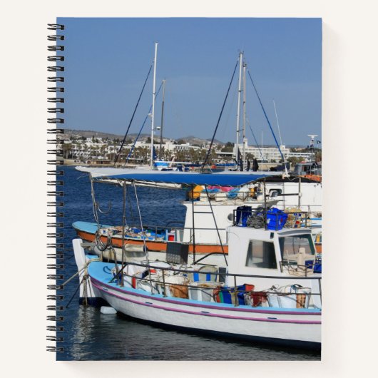 Hafen von Paphos Notizbuch (Vorderseite)