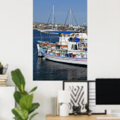 Hafen von Paphos Poster (Heimbüro)