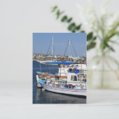 Hafen von Paphos Postkarte (Stehend Vorderseite)