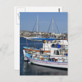 Hafen von Paphos Postkarte (Vorne/Hinten)