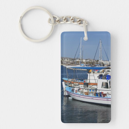 Hafen von Paphos Schlüsselanhänger (Vorderseite)