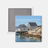 Hafen von Peggy, Nova Scotia, Kanada Magnet (Vorderseite/Rückseite)