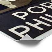 Hafen von Philadelphia Poster (Ecke)