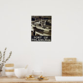 Hafen von Philadelphia Poster (Küche)