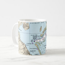 Hafen von Plymouth Massachusetts Kaffeetasse
