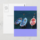 Hafen von Riomaggiore Postkarte (Vorne/Hinten)