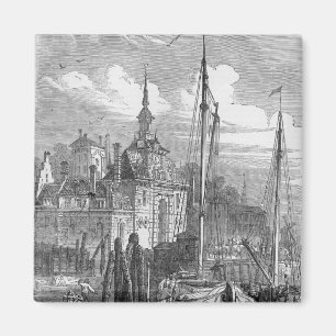 Hafen von Rotterdam, Holland Magnet