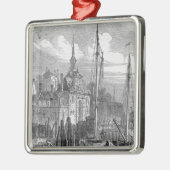 Hafen von Rotterdam, Holland Ornament Aus Metall (Links)