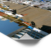 Hafen von Saint-Gilles-Croix-de-Vie in Frankreich Poster (Ecke)