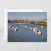 Hafen von Saint-Gilles-Croix-de-Vie in Frankreich Postkarte (Vorne/Hinten)