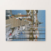 Hafen von Saint-Gilles-Croix-de-Vie in Frankreich Puzzle (Horizontal)