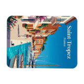 Hafen von Saint-Tropez Frankreich Magnet (Horizontal)