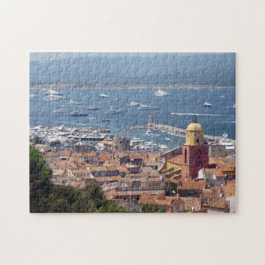 Hafen von Saint Tropez Puzzle (Horizontal)
