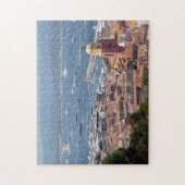 Hafen von Saint Tropez Puzzle (Vertikal)