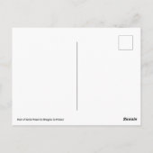 Hafen von Saint-Vaast-la-Hougue in Frankreich Postkarte (Rückseite)