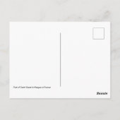 Hafen von Saint-Vaast-la-Hougue in Frankreich Postkarte (Rückseite)