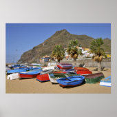 Hafen von San Andres auf Teneriffa Poster (Vorne)