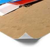 Hafen von San Andres auf Teneriffa Poster (Ecke)