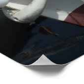 Hafen von Sanary Poster (Ecke)