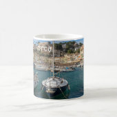hafen von Sóller in Mallorca zerteilt Kaffeetasse (Mittel)
