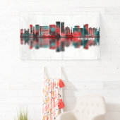 Hafen von Spanien Trinidad und Tobago Skyline Banner (Insitu)