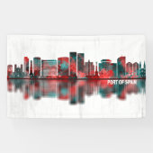 Hafen von Spanien Trinidad und Tobago Skyline Banner (Horizontal)