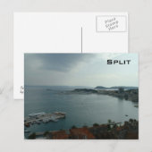 Hafen von Split Postkarte (Vorne/Hinten)