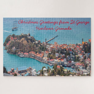 Hafen von St. George Grenada Karibik. Puzzle