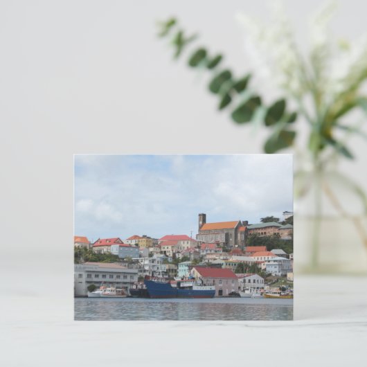 Hafen von St. George Postkarte (Stehend Vorderseite)