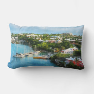 Hafen von St. George's, Bermuda Lendenkissen