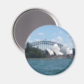 Hafen von Sydney Magnet (Vorderseite/Rückseite)