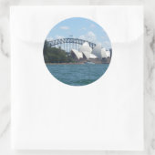 Hafen von Sydney Runder Aufkleber (Tasche)