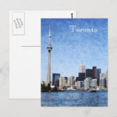 Hafen von Toronto Postkarte (Vorne/Hinten)