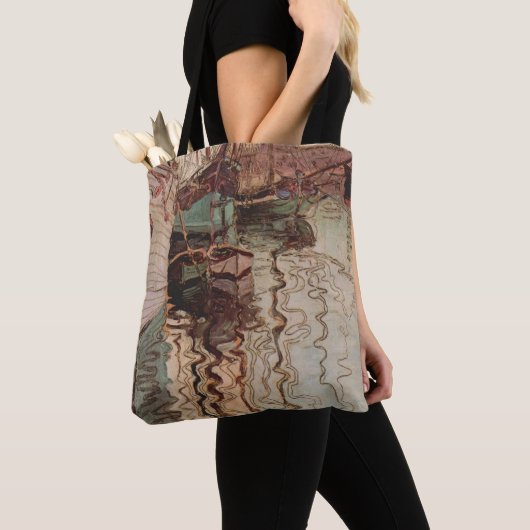 Hafen von Triest durch Egon Schiele, Vintage Kunst Tasche (Von Nahem)