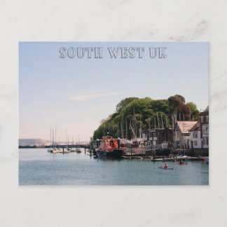 Hafen Weymouth Postcard Postkarte