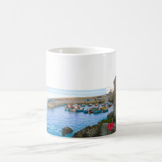 Hafenamt und Foto für Fischereifahrzeuge Kaffeetasse (Mittel)