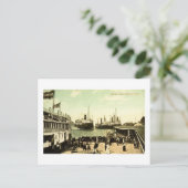 Hafenanlage, Detroit, Michigan Postkarte (Stehend Vorderseite)