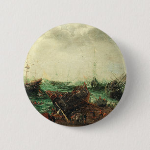 Hafenansicht von Adam Willaerts Button