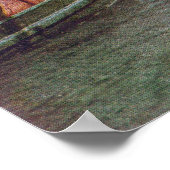 Hafenansicht von SP RR DrawbridgeOakland, CA Poster (Ecke)