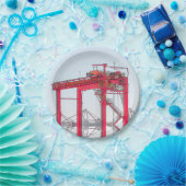 Hafenbecken für Industriehäfen - Sketch Pappteller (Party)