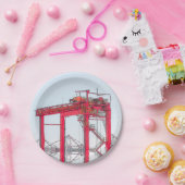 Hafenbecken für Industriehäfen - Sketch Pappteller (Party)