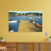 Hafenblick von der East Side of Yacht Club Leinwanddruck (Insitu (Wohnzimmer))